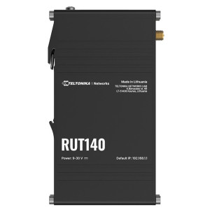 Teltonika RUT140 Modbus Router for secure network segmentation, 2 fast ethernet ports, WiFi, RMS compatible